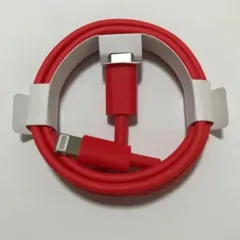 赤　タイプc ライトニング　ケーブル　急速充電　充電器 iPhone モバイル　携帯 1m 2.4a typec Lightning iPhone iPad AirPods TYPE C type