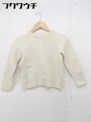 ◇ green label relaxing UNITED ARROWS ウール ニット 長袖 セーター サイズ38 アイボリー系 レディース 【中古】 【1105050002482】