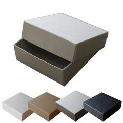 DIY フタ箱 50箱 ギフトボックス 60×60×21mm グレー