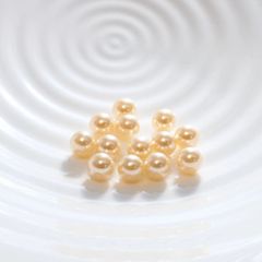 樹脂パール 穴無しタイプ 直径10mm   オレンジ