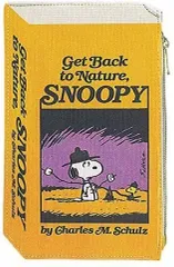 【中古】雑貨 オレンジ 70thアート 2Dブック型ポーチ 「PEANUTS(SNOOPY)」