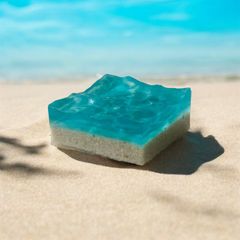 N082「美ら海のかけら」★超立体  沖縄の海 レジンアートボード　美ら海　オーシャンアート
