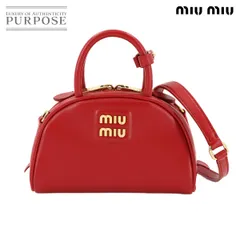 MIU MIU レザー　ミニボストンバッグ　ショルダーバッグ 楽天市場】ミニボストン（ブランドミュウミュウ）（ショルダー