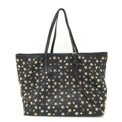 ジミーチュウ JIMMY CHOO  トートバッグ  サシャ M ブラック 中古
