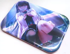 【中古】バッジ・ビンズ 仁田原夢羽 脱ストッキングCG スクエア缶バッジ 「PS4/Switch/PCソフト 制服カノジョ まよいごエンゲージ」 ジョーシン購入特典