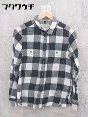 ◇ BEAUTY&YOUTH UNITED ARROWS 長袖 チェック シャツ サイズS ブラック ホワイト グレー レディース 【中古】 【1002801384289】