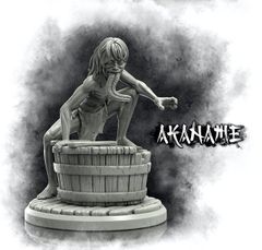 Adaevy Creations | あかなめ 32mm | 3Dプリント ミニチュア TRPG