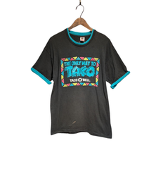90s FRUIT OF THELOOM "TACOBELL" Singlestitch MADEINUSA わ