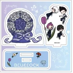 【中古】アクリルスタンド・アクリルパネル 02.花ver. デザインB(グラフアートイラスト) アクリルフィギュアプレート 「ブルーロック」