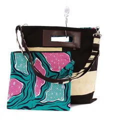 リッチーエブリデイ RICCI EVERYDAY アケロバッグ 4WAY ショルダーバッグ ハンドバッグ クラッチバッグ ブラウン ベージュ /KH