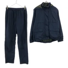 アディダス ロゴ刺繍 トレーニング ジャケット 上下 セットアップ M ネイビー adidas スポーツ CLIMASTORM レディース