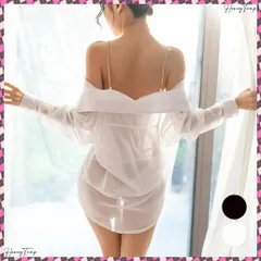 送料無料 セクシーランジェリー シャツワンピース夏 ベビードール Tバックショーツ2点セット 超過激 エロ下着 ゆったり シースルーコスプレ 大人可愛いネグリジェ 透け透け ナイトウェア春夏秋 女性用 勝負下着 お泊まり デート