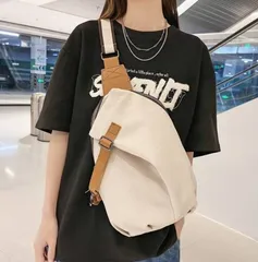 ボディバッグ 男女兼用 大容量斜めがけ鞄 ウエストポーチ レディース メンズ ワンショルダーバッグ ペアルック ユニセックス レトロ メッセンジャーバッグ お洒落 韓国風カジュアル鞄 ボディバッグ 旅行 ウエストバッグ軽量