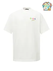 【今日WTO】Louis Vuitton Graffiti Logo T シャツ-EB73