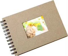 Copeflap 手作りアルバム 台紙 フォトアルバム スクラップアルバム プレゼント 20枚 コーナーシール付き( クラフト,  ワンサイズ)