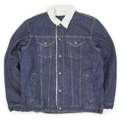 ギャップ GAP 00s 2010年代 デニムボアジャケット 濃紺 ビッグサイズ シェルパ ジージャン USA アメリカ ヴィンテージ 古着 メンズ コート・ジャケット インディゴブルー / 濃紺 XL【中古】