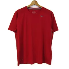 ナイキ 半袖Ｔシャツ ドライフィット スポーツウエア トップス 赤 メンズ Lサイズ レッド NIKE 【中古】