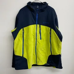 Columbia フリースジャケット OMNI-HEAT バイカラー ネイビー/イエロー ビッグサイズ【メンズXL】