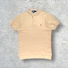 90s 00s ヴィンテージ Polo by Ralph Lauren ポニー刺繍 前立てチェック柄 猫目ボタン 鹿の子 半袖 ポロシャツ M