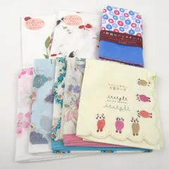 ヒロミチナカノ 宇野千代他 ハンカチ 8点セット 未使用 花柄 ガーゼハンカチなど ブランド まとめて 大量 レディース