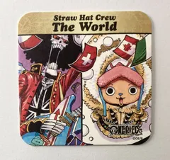 ワンピース ブルック チョッパー アートコースター straw hat crew JF2016