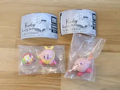 未使用　カービィ ハッピーモーニング フィギュアマスコット 2種セット 【E3784-001】▶110