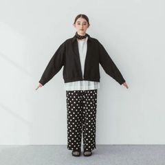 Cion (시온) | 코튼 린넨 스윙 탑 (black) | 무료 배송 탑스 재킷 여성