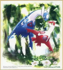 【中古】食玩 雑貨 12.ラティアス＆ラティオス 「ポケモン 色紙ART3」