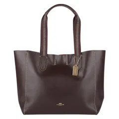 新品 コーチ COACH トートバッグ トート ペブル レザー オックスブラッド/メタリックチェリー