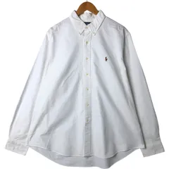 古着 ラルフローレン Ralph Lauren CUSTOM FIT 長袖 ボタンダウンシャツ メンズXL相当/eaa548364
