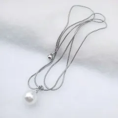 ネックレス パール Y字A 高見え 結婚式 フォーマル 卒業式 入園式