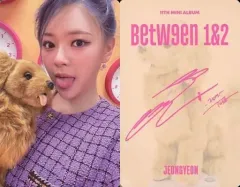 【中古】コレクションカード(女性) TWICE/ジョンヨン/裏面ベージュ・印刷サイン入り/CD「11TH MINI ALBUM BETWEEN 1＆2」封入特典フォトカード