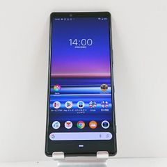 Xperia 1 SOV40 au ブラック 送料無料 本体 c13885