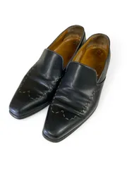 FLLI BOLLINI  フラテッリ ボリーニ ステッチド レザー ローファー SIZE：39 ユニセックス