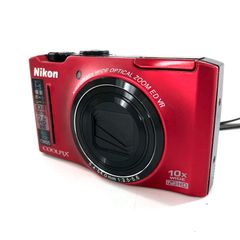 Nikon ニコン COOLPIX S8100 コンパクトデジタルカメラ レッド レンズ 5.4-54.0mm 1:3.5-5.6 動作確認済み【OE-910】