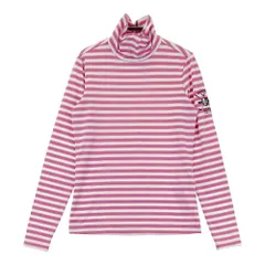 サイズ：S CALLAWAY キャロウェイ  ハイネック 長袖Tシャツ ボーダー柄 ピンク系 [240101459406] ゴルフウェア レディース ストスト