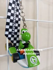 新品タグ付き未使用品　ユニバーサルスタジオジャパン　ニンテンドーワールド　マリオカートショップ限定品　ヨッシー　マリオカートキーチェーン　yoshi NintendoWorld　mariocart　ユニバ　USJ