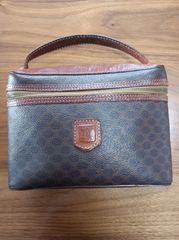 CELINE マカダム バニティバッグ M95 レザー 革