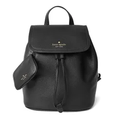 新品 ケイトスペード kate spade リュックサック MEDIUM FLAP BACKPACK ブラック