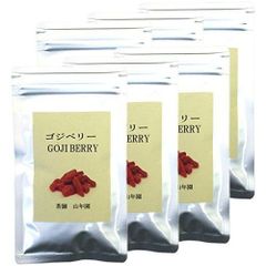 【６袋セット】【無添加１００%】ゴジベリー クコの実　７０ｇ　巣鴨のお茶屋さん　山年園　◉訳あり特価