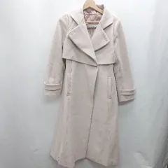 ■ ⊇ ◎ tocco closet 取り外し可能ファー付き 長袖 コート サイズＭ ピンクベージュ レディース E  【1501160012555】のサムネイル