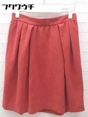 ◇ DIAGRAM GRACE CONTINENTAL バックジップ ミニ フレア スカート サイズ38 オレンジ系 レディース 【中古】 【1002801356804】