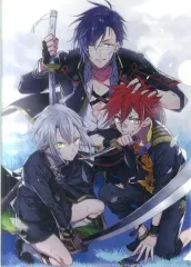 【中古】文房具 [単品] 明石国行＆蛍丸＆愛染国俊 描き下ろしA4クリアファイル 「C92 刀剣乱舞-ONLINE- 2017夏コミセット」