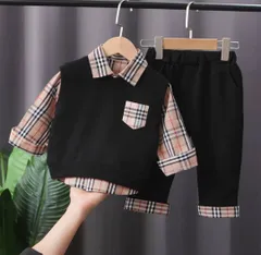 【大人気】長袖シャツ ニット パンツ きれいめ お出かけのサムネイル