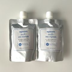 新品【シークリスタルス】エプソムミルク 乳液 200ml 2個セット　epsom milk ボディミルク　ボディケア