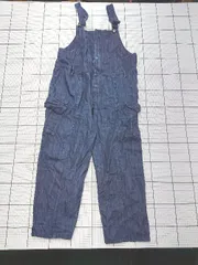 ◇ Θ antiqua アンティカ カジュアル系 ノースリーブ サロペット デニムカーゴ サイズ表記なし ネイビー系 レディース E  【1508260028424】