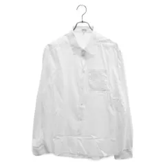 LOEWE (ロエベ) 23AW ANAGRAM POCKET SHIRT アナグラムポケット刺繍長袖シャツ ドレスシャツ ホワイト H526Y05WB1のサムネイル