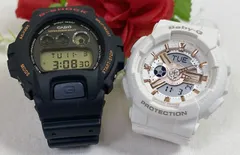 恋人たちのGショック ペアウオッチ G-SHOCK BABY-G ペア腕時計 カシオ 2本セット  DW-6900B-9 BA-110XRG-7AJF プレゼント ギフト ラッピング無料 メッセージカード  クリスマス プレゼント　クリスマス プレゼント 誕生