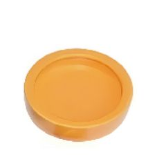 【C-5】爬虫類 餌皿 水皿 オレンジ 10.1cm ノーブランド バルク品