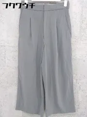◇ URBAN RESEARCH アーバンリサーチ タック ワイド パンツ サイズF グレー レディース 【中古】 【1002802337161】